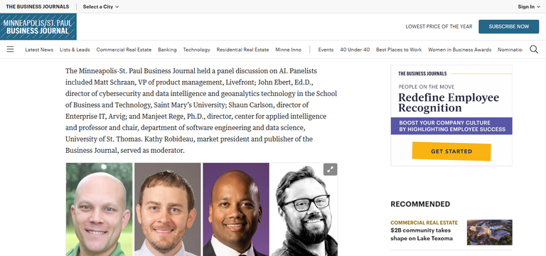 Table of Experts: AI panel discussion