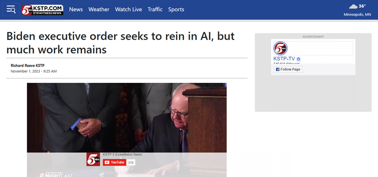 Biden Order Aims to Regulate AI