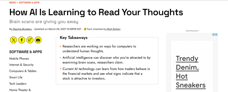 How AI is Learning to Read your Thoughts