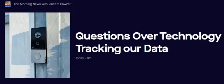 Questions over technology tracking our data