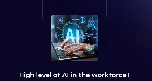 High level of AI in the workforce